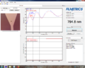 Filmetrics F40-UV - Measurement screenshot on metal pad 01.PNG